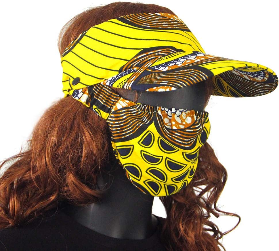 African Hat Earrings for Women Fashion Hat Brand Printing Ankara Print African Accessories Match Print Mask 3 Piece