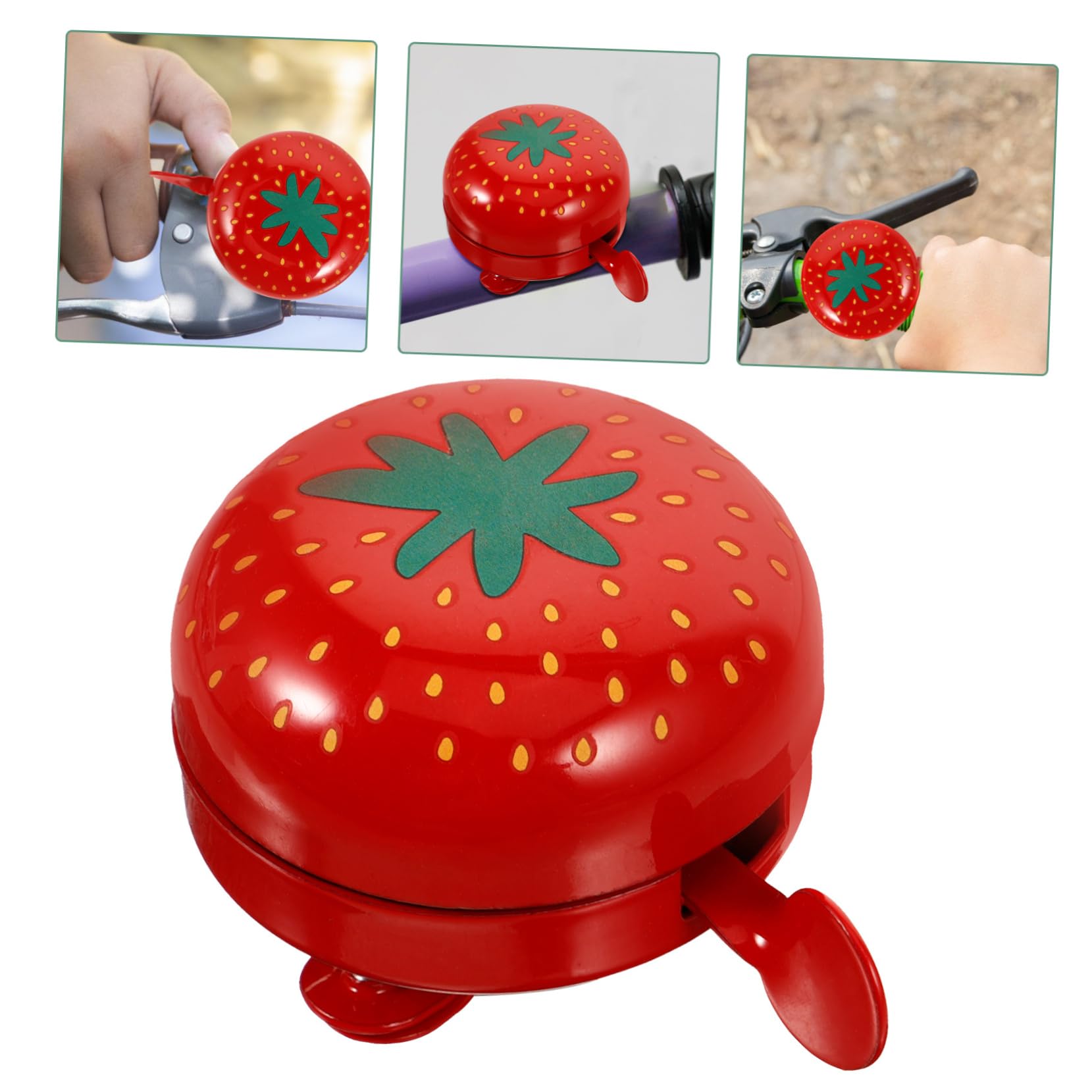 2x Erdbeer-Fahrradklingeln - Lustiges Design Für Kinder & Erwachsene