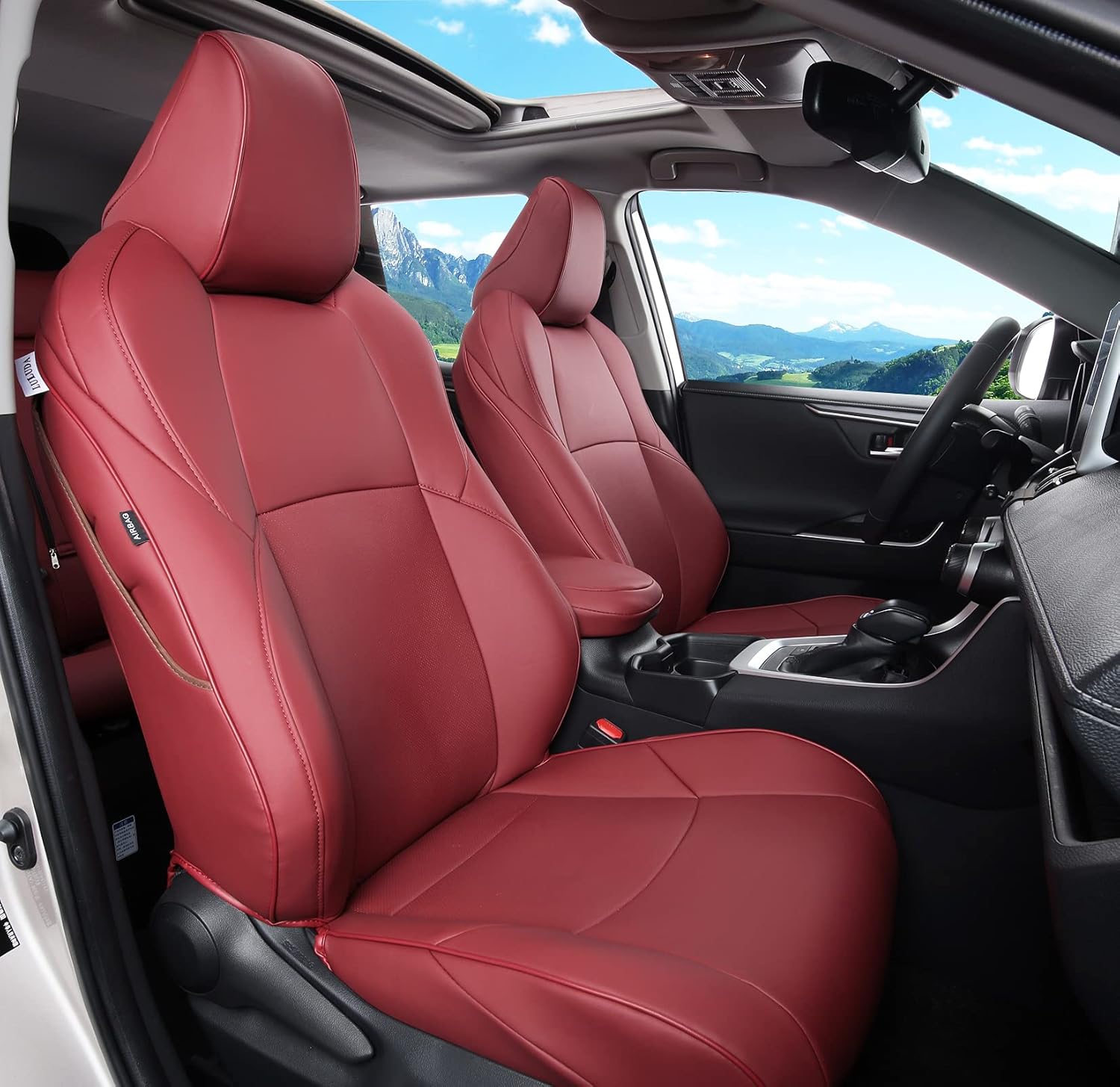 LULUDA Custom Fit RAV4 Car Seat Covers Fit for 2019 2020 2021 2022