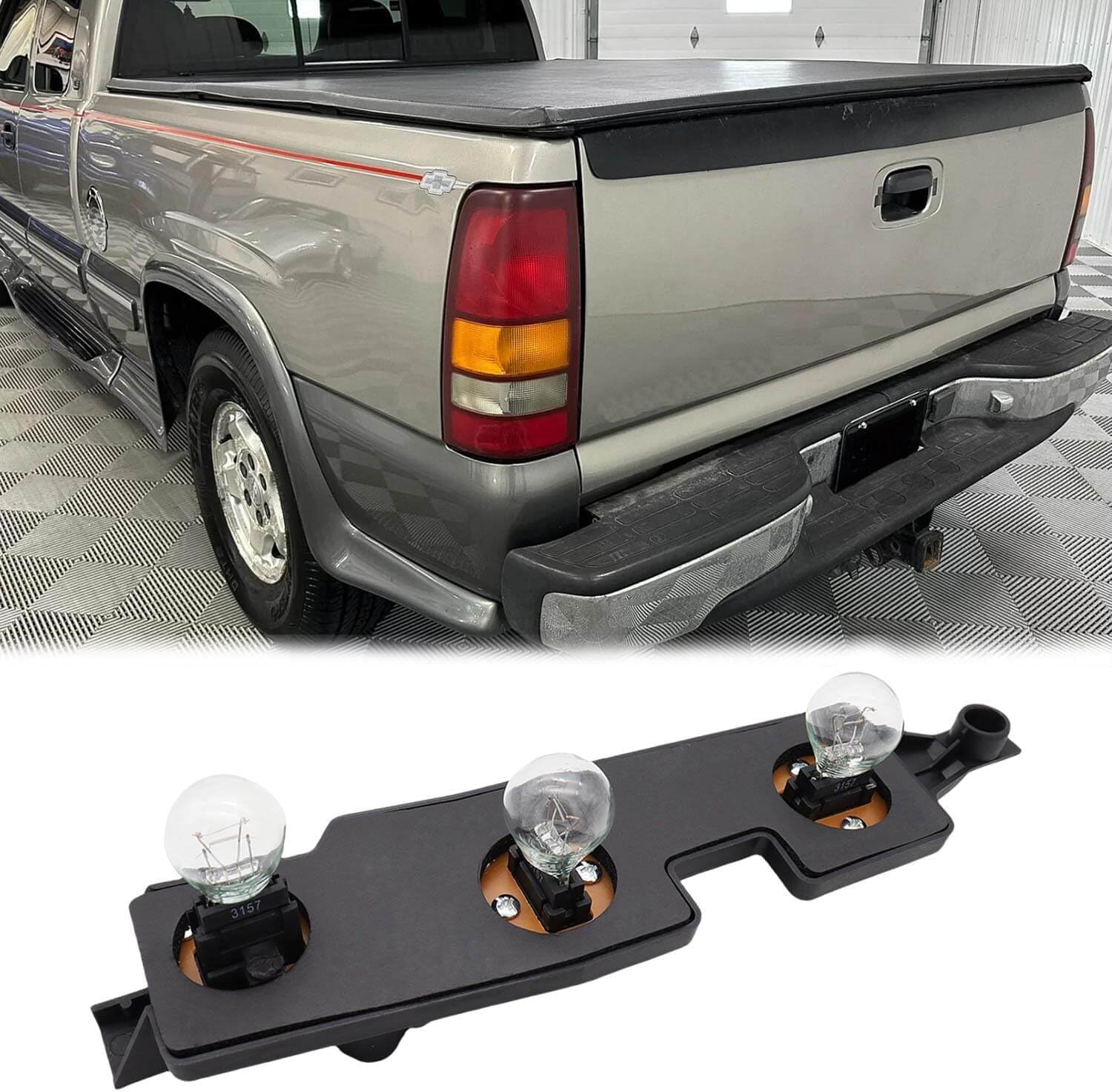 2 Pcs Tail Light Circuit Board Fit for 1988-2000 Chevy GMC Pickup Tahoe Yukon Blazer Suburban