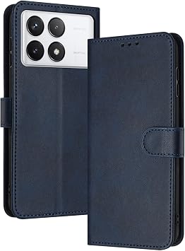 Xiaomi Poco X6 Pro Case Notebook Type Vlimus Simple and Decent Poco X6 Pro 5G Case Card Storage Shockproof Poco X6 Pro 5G Case Notebook Type Durable Anti-Fingerprint Stand Function Poco X6 Pro 5G