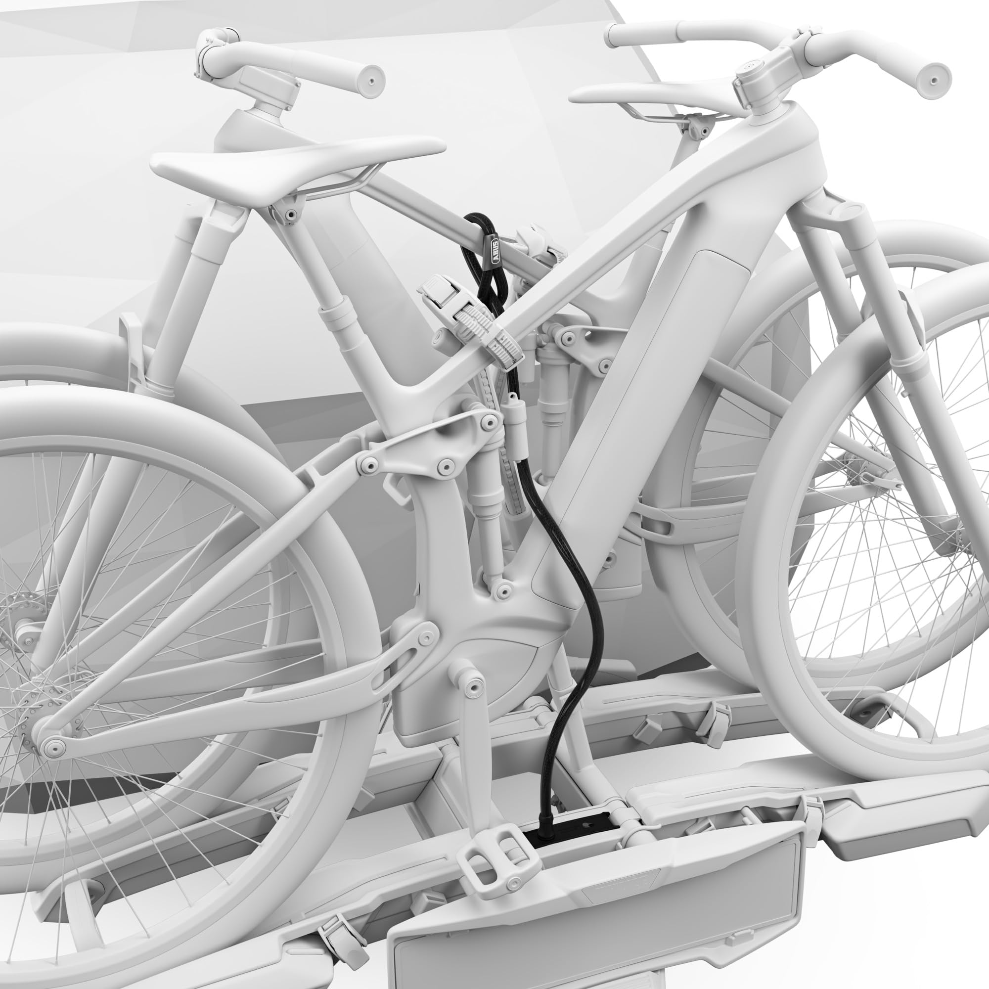 Thule High-grade Lock Lucchetto Per Bici Aluminum/black, One-Size