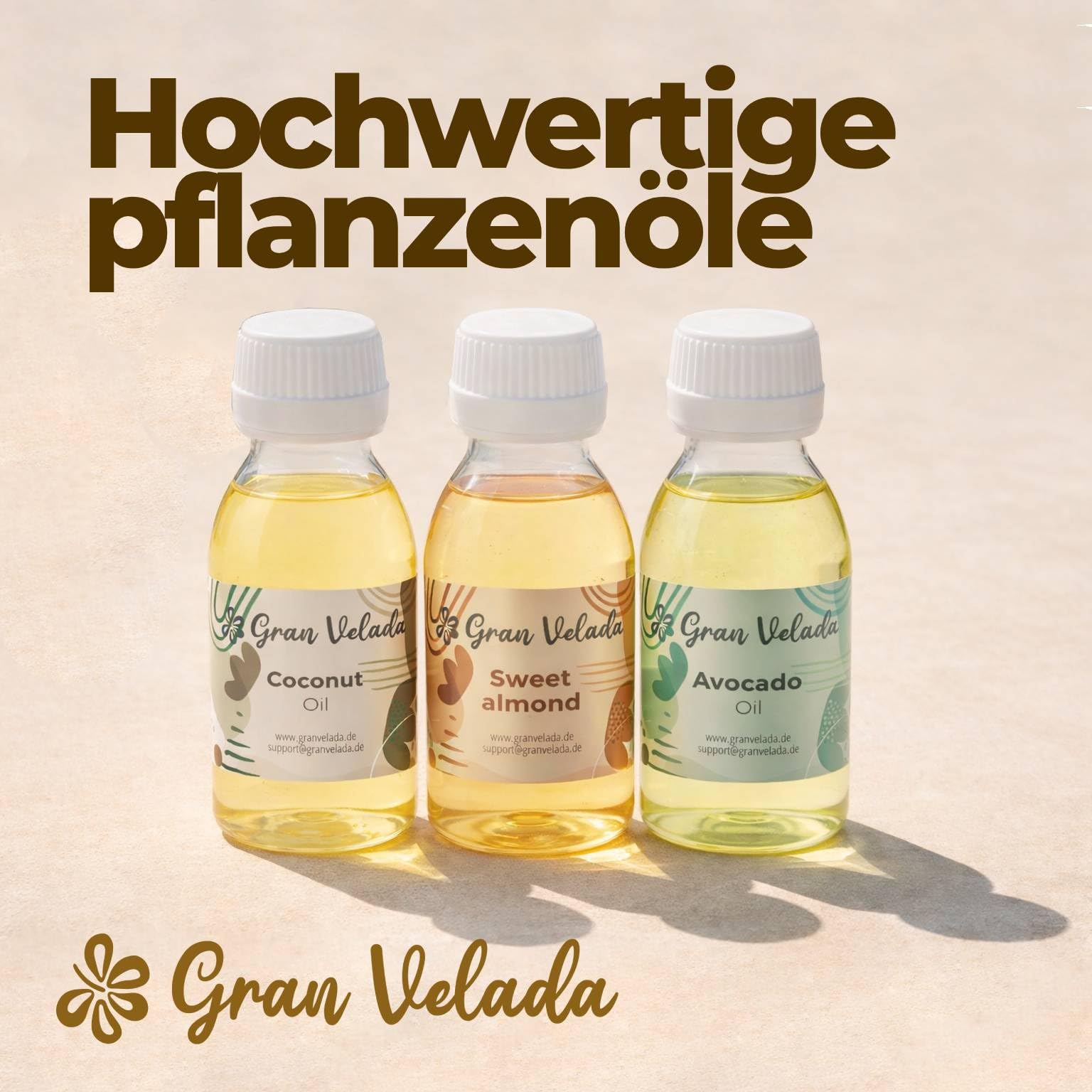 Gran Velada - Rizinusöl 5000 ml | Natürliches Castor Oil für Haarwachstum, Wimpern und Augenbrauen, Feuchtigkeitsspendendes Hautpflegeöl, Reich an Vitamin E und Antioxidantien, Professionelle Größe