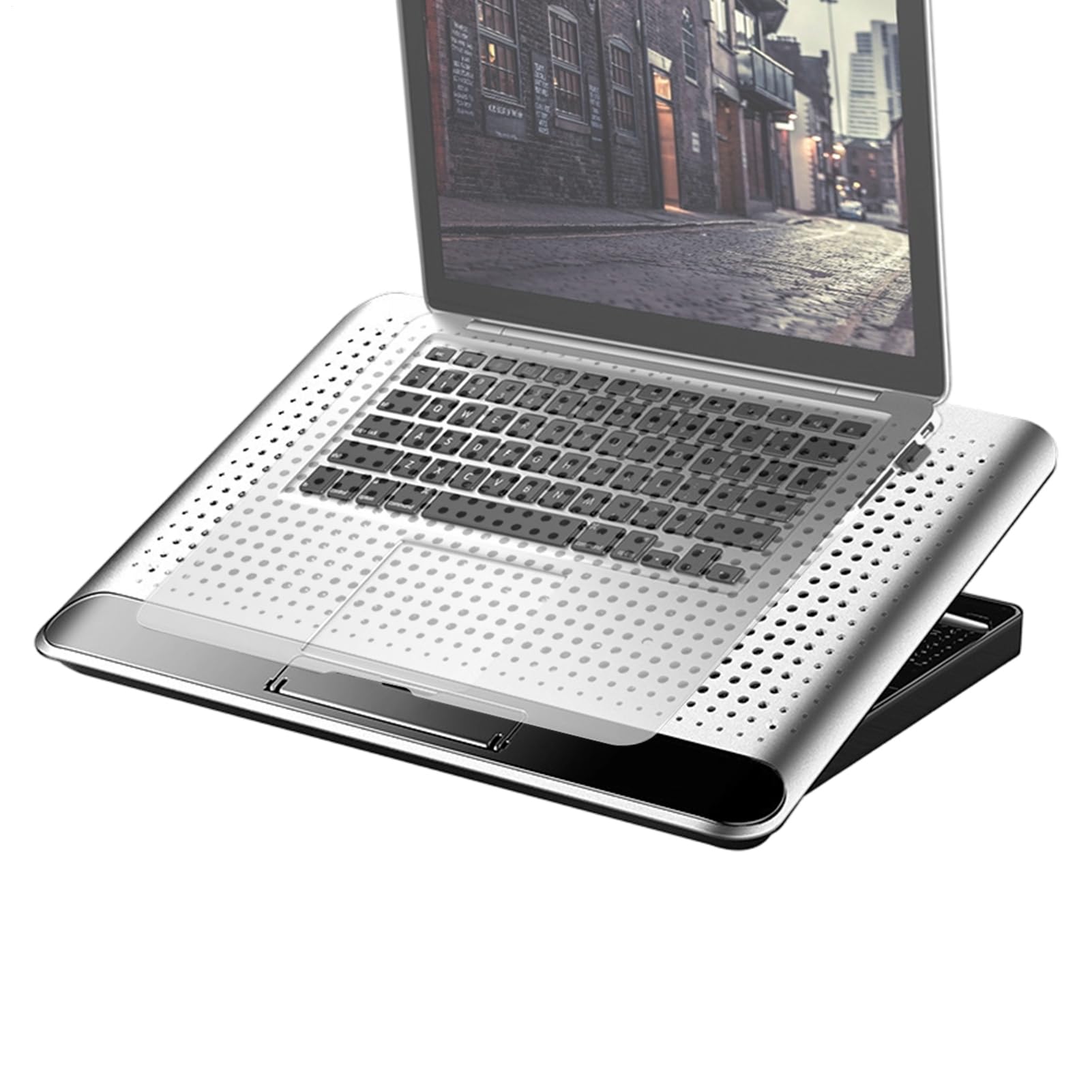 Laptop-Kühler Verstellbare Laptop Kühlung Unterlage | Leise Laptop Kühlung aus Aluminiumlegierung Für Keyboard Handy Tablet Buch Schreibtisch Homeoffice Studentenzimmer