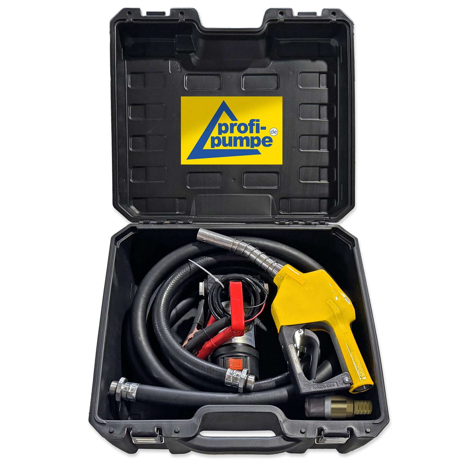 Dieselpumpe 12V Heizölpumpe, Dieselpumpe, Ölpumpe, Biodiesel Diesel Star 160-2 Koffer Set, Elektro Fasspumpe Kraftstoffpumpe mit Schlauch, Automatik-Zapf-Pistole