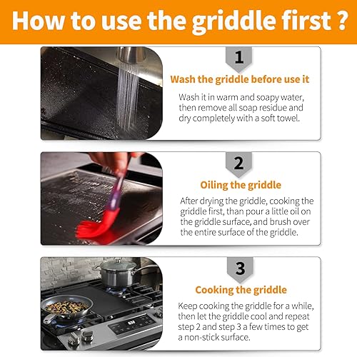 Miniatura 7 de Piezas de repuesto de plancha WB31X24738 mejoradas para estufas de gas GE WB31X49806 Plancha de hierro fundido WB31X24998 General Electric Range