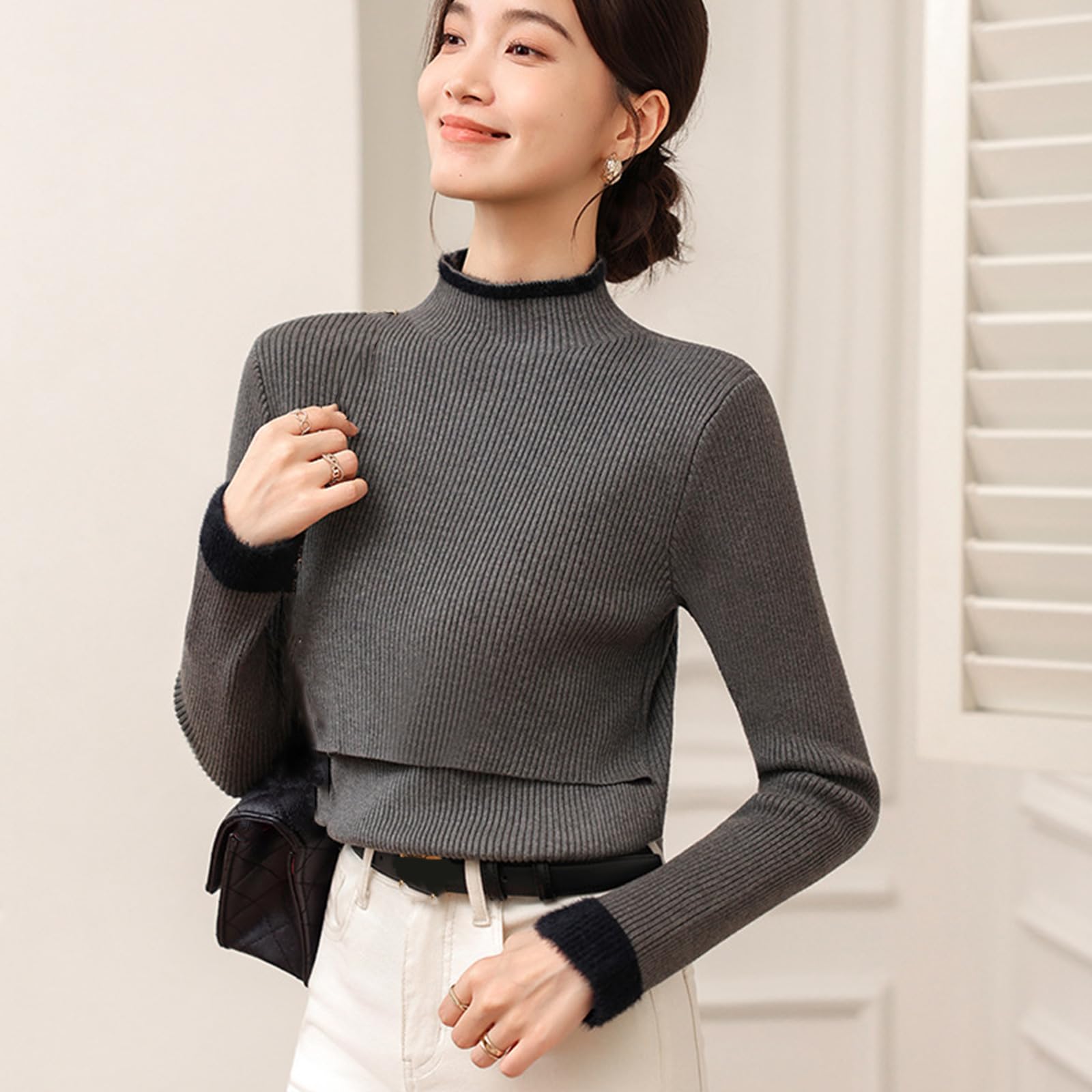 Isolato Allattamento Maglione Allattamento Top Maglione Offerta Corpo Lusinghiero Fit Caldo Cotone Poliestere Miscela per la Nuova Mamma Casa