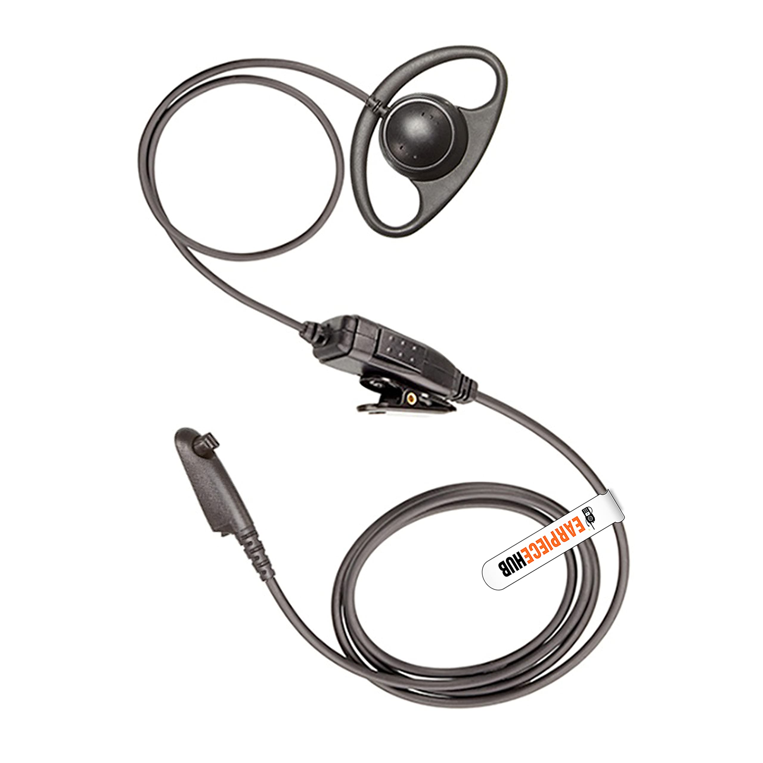 Auricular Motorola GP328 GP340 sin dolor de oído por cable multipin PTT forma D 8