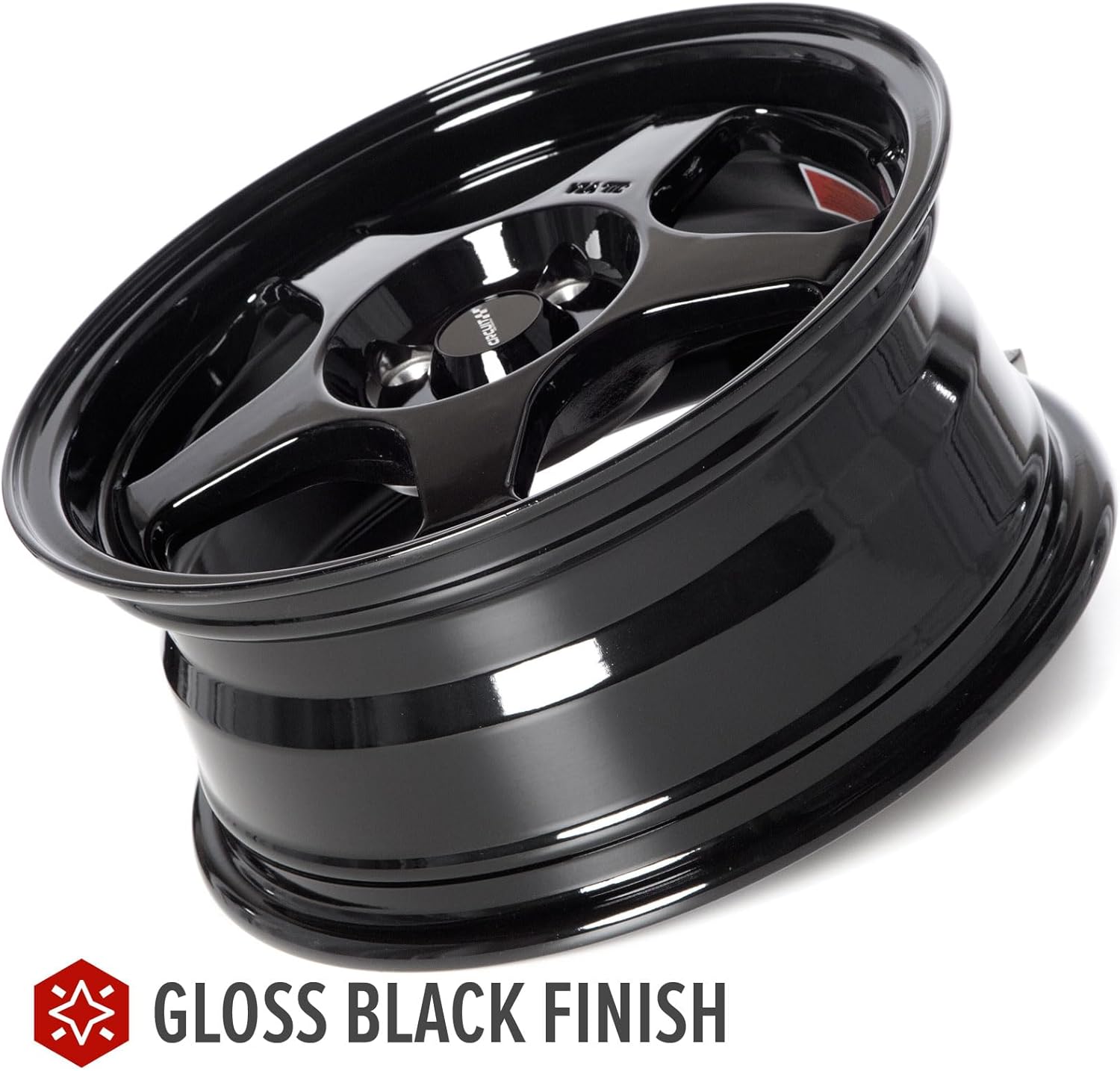 Circuit Performance CP22 15×6.5 Gloss Black 4×100 [+35mm] Wheels Spoon Style Rims compatible with Honda Civic, Acura Integra, Mazda Miata