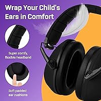 Vista 39 de Vanderfields Kids Ear Protection Earmuffs - Noise Cancelling Headphones for Kids, Autism, Toddler, Children