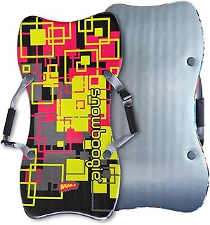 Wham-O 36'' Snowboogie, Single Rider Winter Snow Sleds, Toboggan Sled with Side Handles for Winter Outdoor Sports Activities