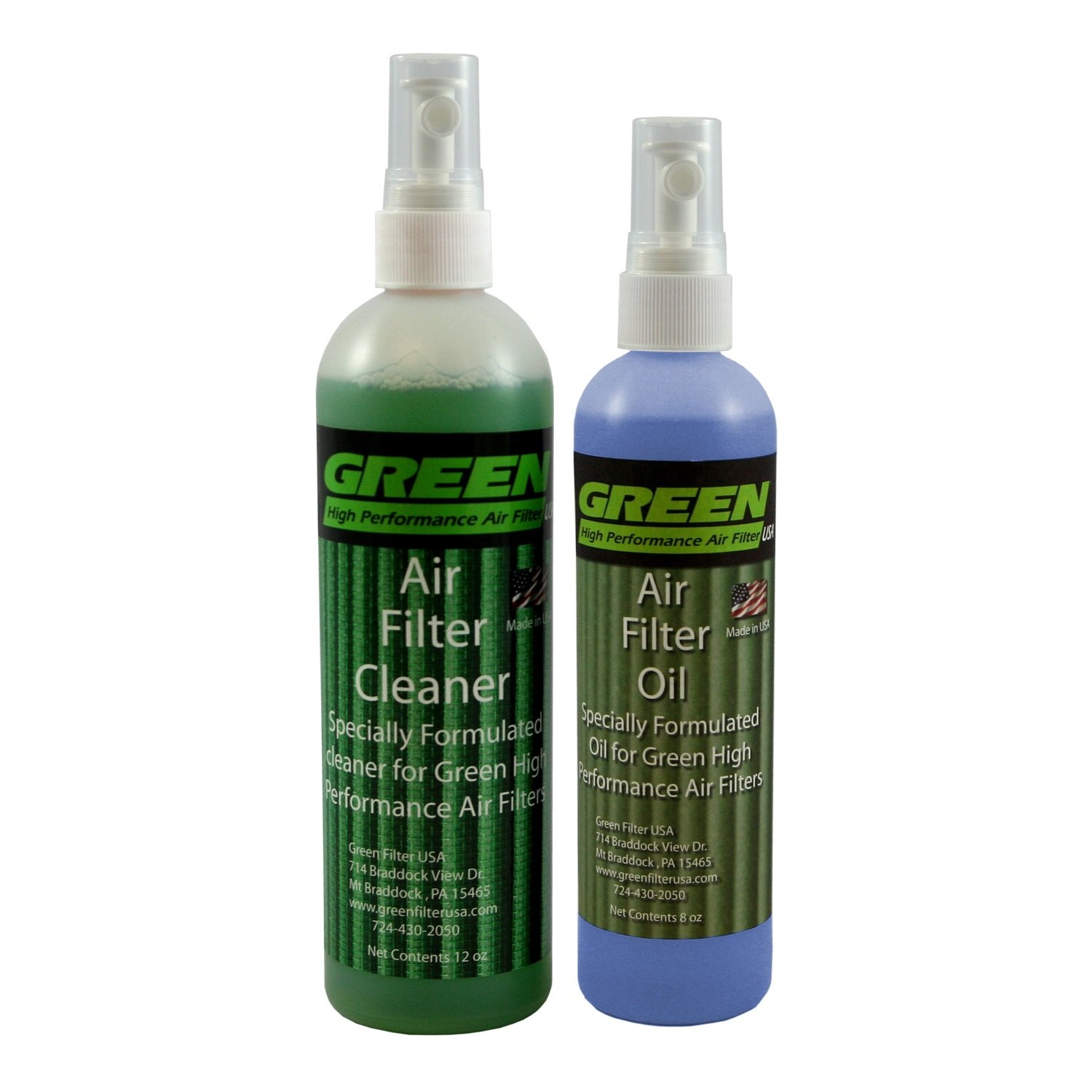 2802 Blue High Performance Air Filter Recharge Oil and Cleaner Kit