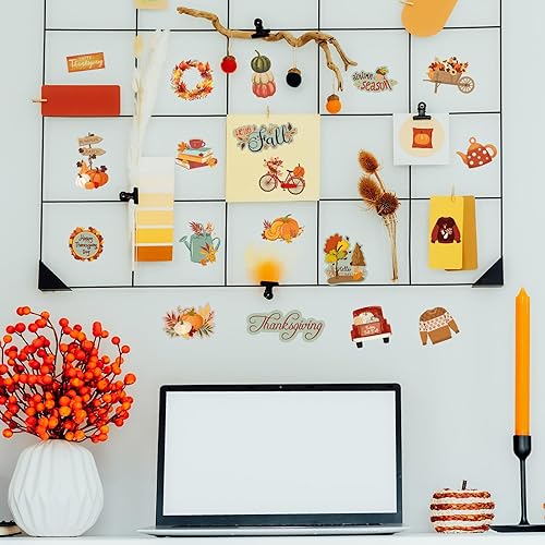 Vista 20 de Eaasty 930 calcomanías de estilo navideño para álbumes de recortes, elementos acogedores, planificadores, calcomanías para invitación, sobre