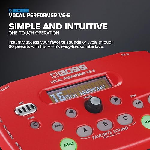 Miniatura 4 de Boss VE-5 procesador de efectos, ejecutante vocal