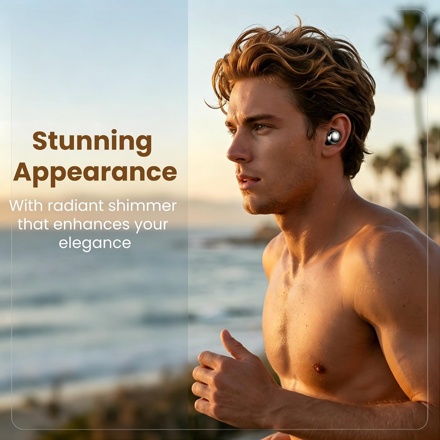 Aesthetic Upgraded Wireless Earbuds 2-in-1 with Day & Night Modes, Bluetooth 6.0 Ultra-Mini Headphones, Built in Mics & HIfi Stereo Earphones, IPX5 Waterproof All in Comfortable Ear buds (Black) image 5