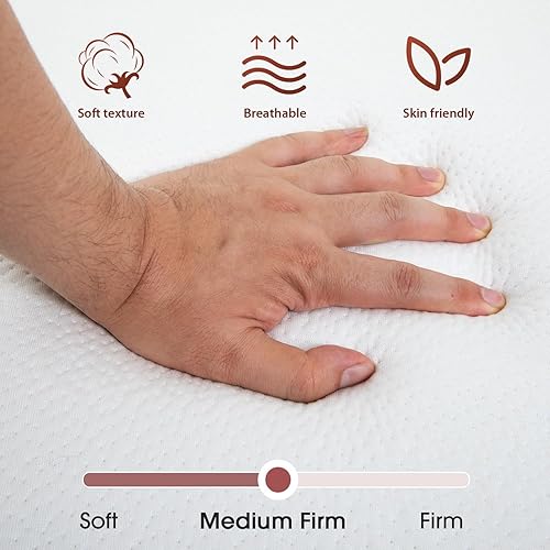 Miniatura 10 de Colchón triple de 3 pulgadas, colchón plegable con funda transpirable y lavable, colchón plegable con certificado CertiPUR-US, colchón de piso