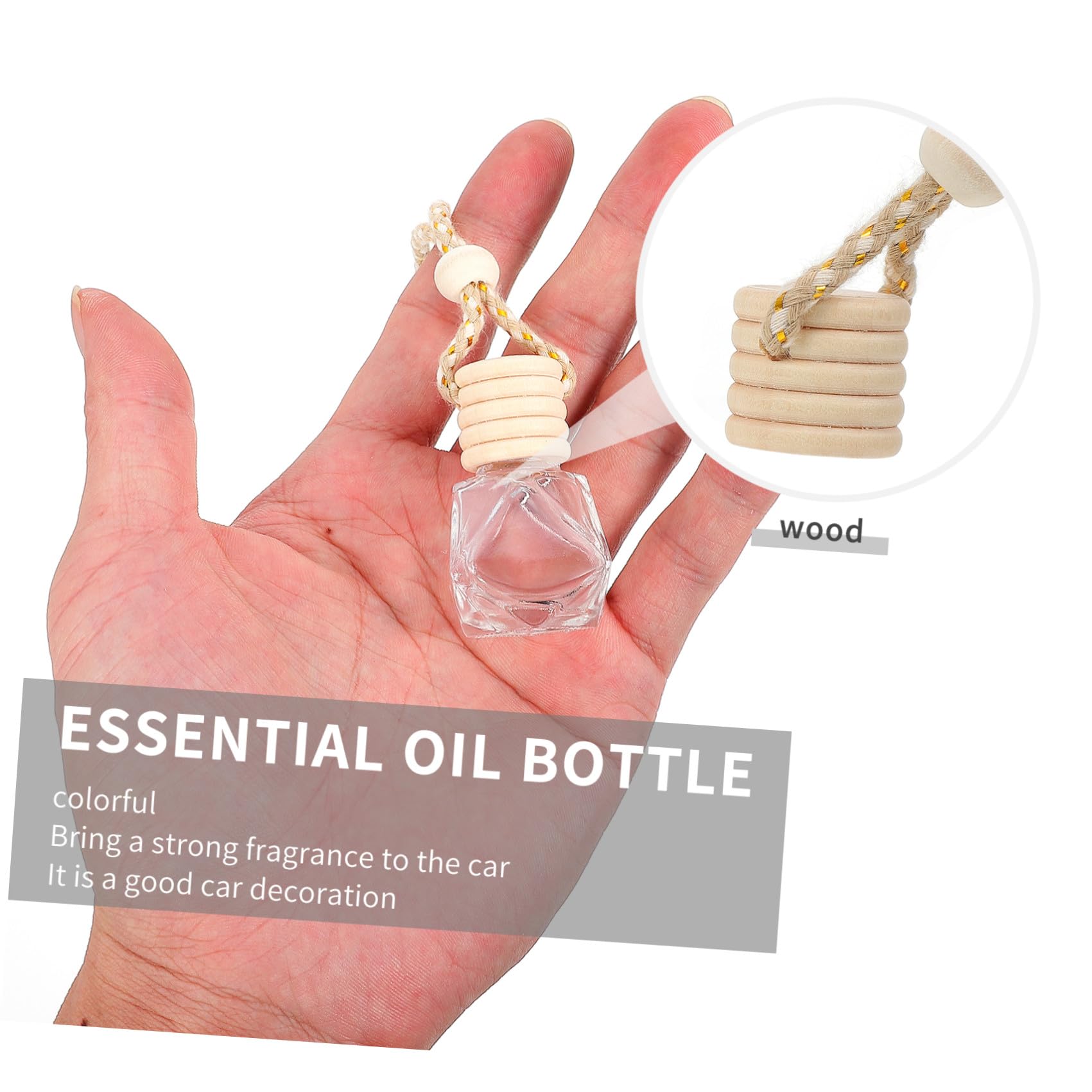 Gatuida 54 STK Aroma-ätherische Öl Flasche Astetische Raumdekoration Glamping-zubehör Innenausstattung Diamant-dekor Diffusoren Duftdiffusor Fürs Auto Füllung Fräulein Aromatherapie Glas