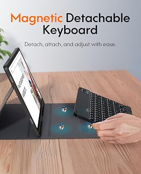 CHESONA Keyboard Case for Samsung Galaxy S10 FE/S10 Lite/S9 FE 10.9/S9 11