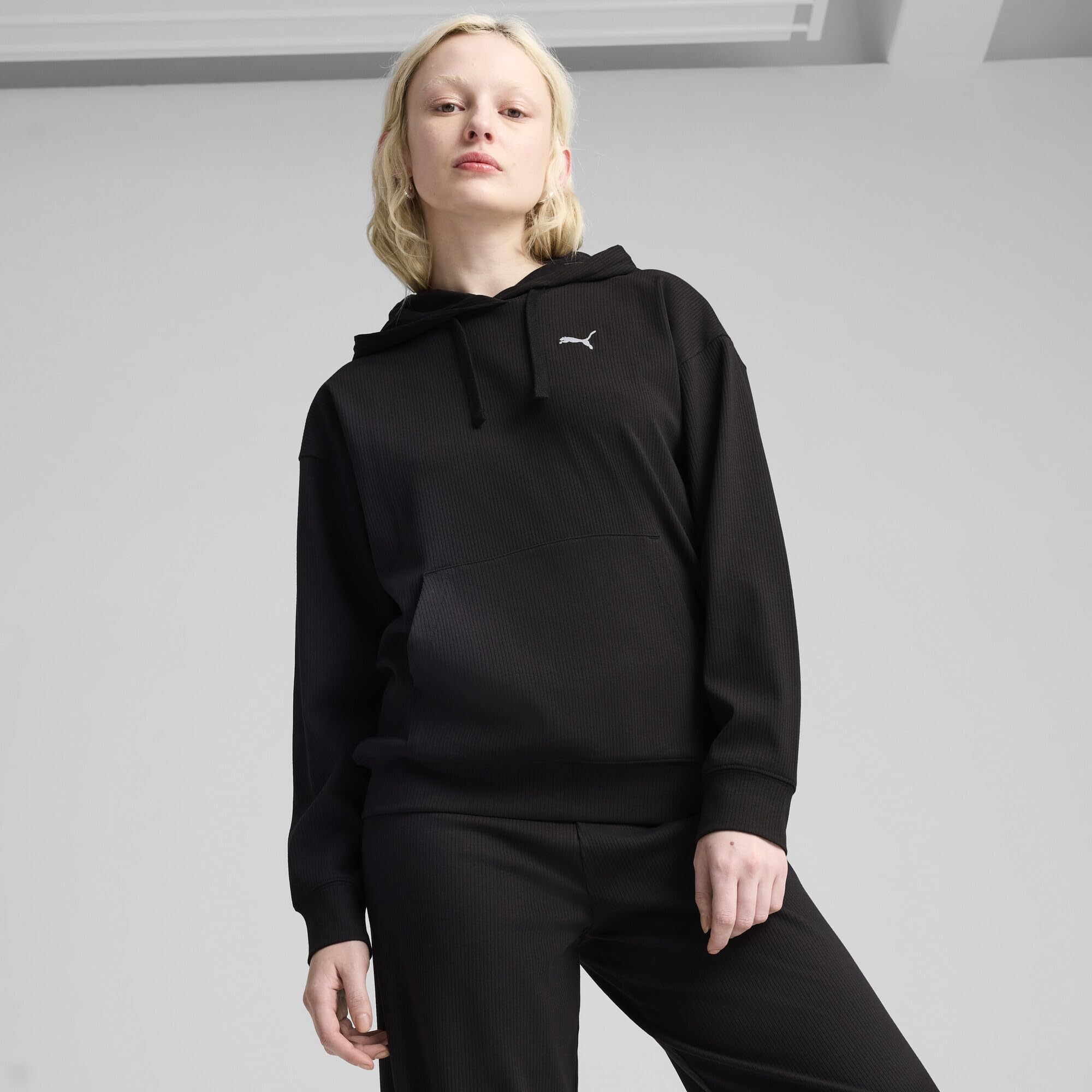 Puma ESS Elevated Comfort Rib Hoodie Felpe con Cappuccio Unisex Adulto (Pack de 1)