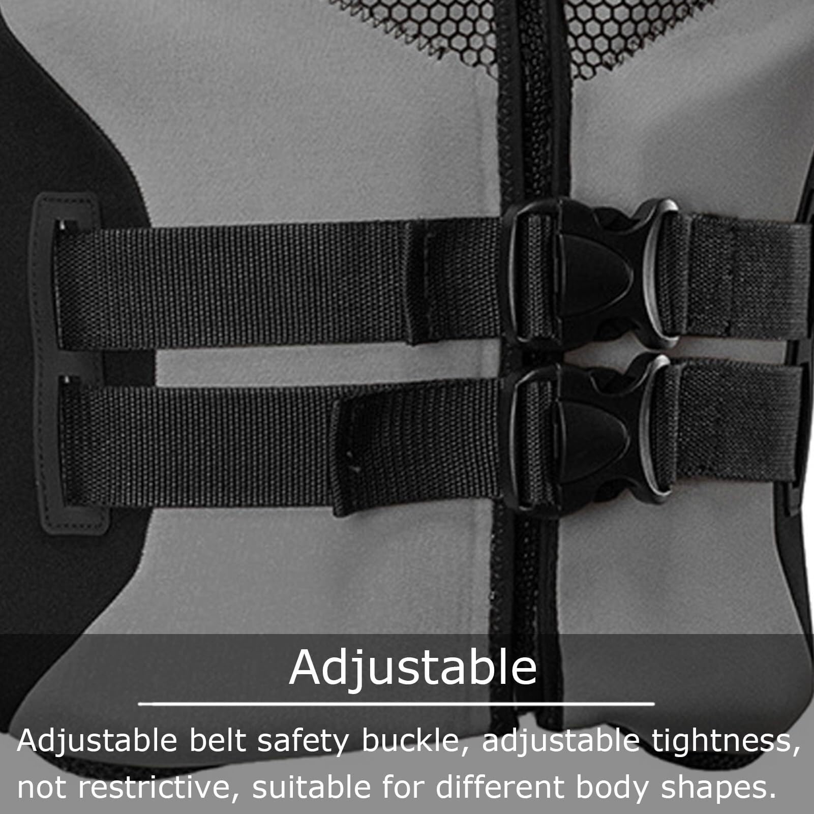 Schwimnweste Unisex Verstellbar Hohe Auftriebskraft Tragbar Neopren Schaum für Surfen Paddeln Raften Wassersport