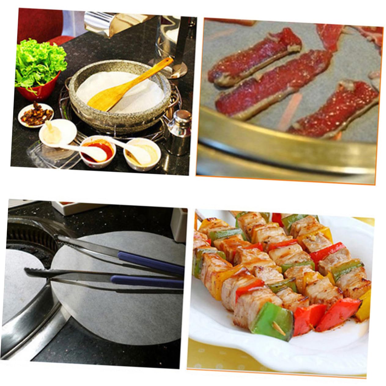 GRIRIW Silicone Paper Pad 200pcs Cupcake Liners for Baking Oil-proof Non-stick Dessert Paper Mat Party Supplies Favors