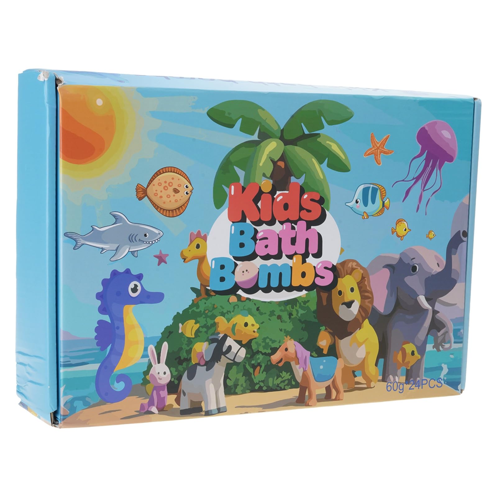 24 Piezas/Juego Animal Juguete Baño Fizzies Juguete con Divertidas Sorpresas en Interior para Niños del Baño Compromiso Fizzies Set