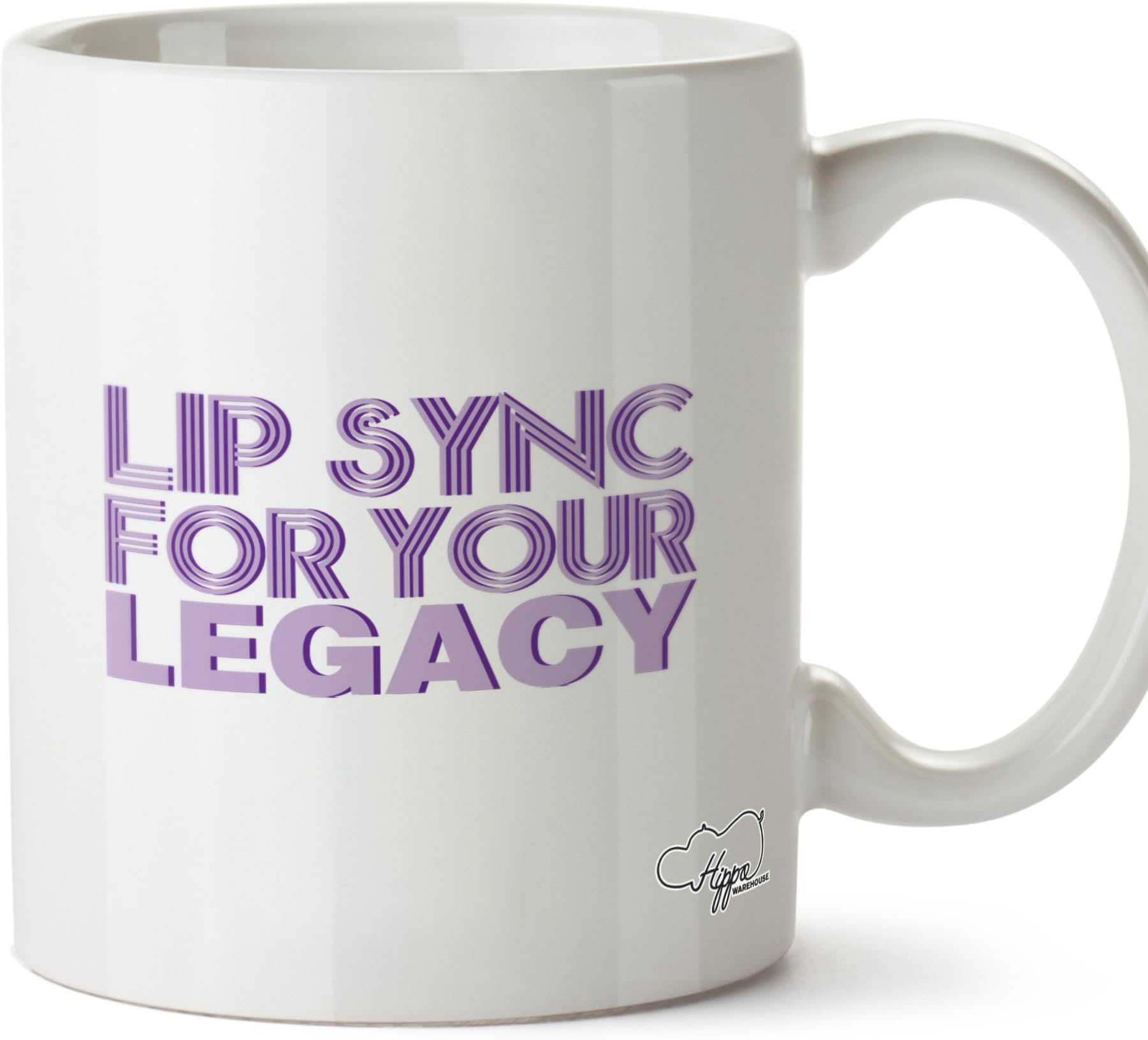 Hippowarehouse Lip sync for Your Legacy Printed Mug Cup Ceramic 10oz