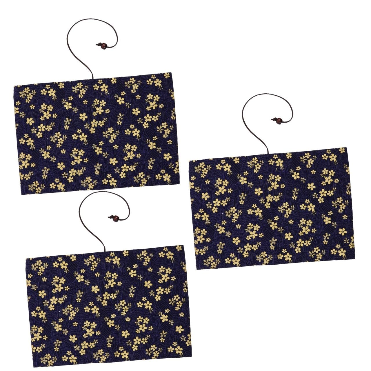 DOITOOL 3 Pezzi Copertina per Libro con Ciliegio Protezione Resistente Pieghe e Umidità Custodia Manuale Decorativa per Quaderni e per Scuola e Ufficio