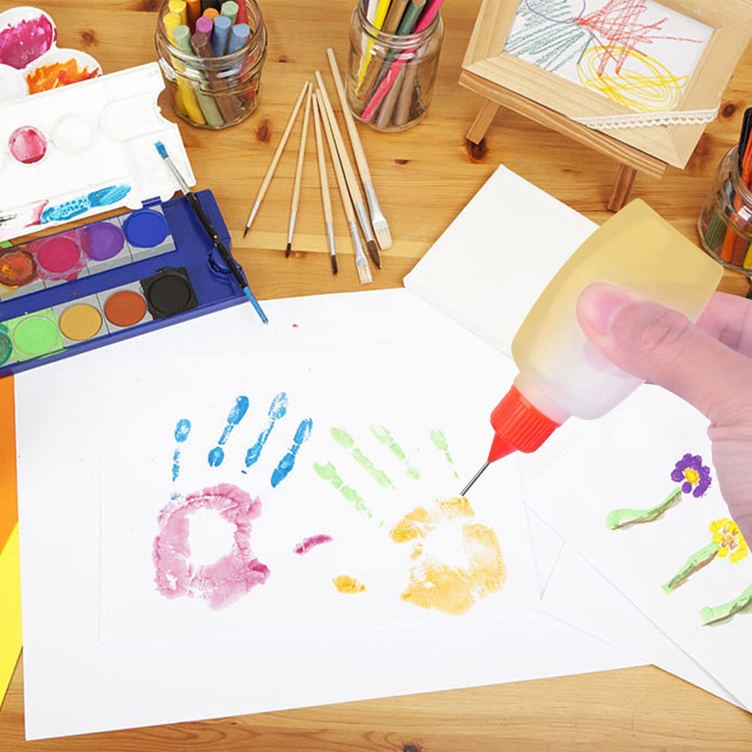 Herbruikbaar knijpzakje amandelbruin, 250 ml – June Store