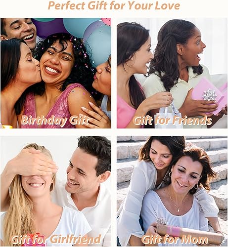 Miniatura 4 de Aretes de corazón rojo, regalos para el día de San Valentín para ella, aretes de corazón de amor con diamantes de imitación, aretes colgantes de San