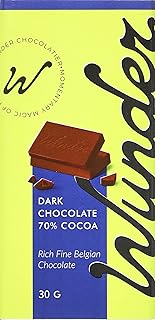 شوكولاتة بلجيكية داكنة مع كراميل مملح بوزن 30 جرام من وندر