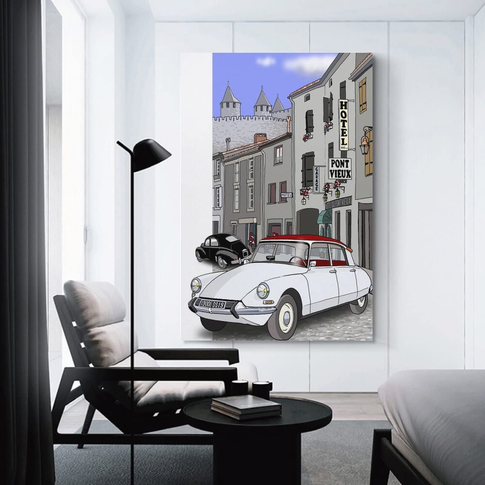 Poster Per Auto Citroen Ds Cx Xm C6 Su Tela E Stampa Artistica Da Parete Moderna Per La Camera Da Letto 911028