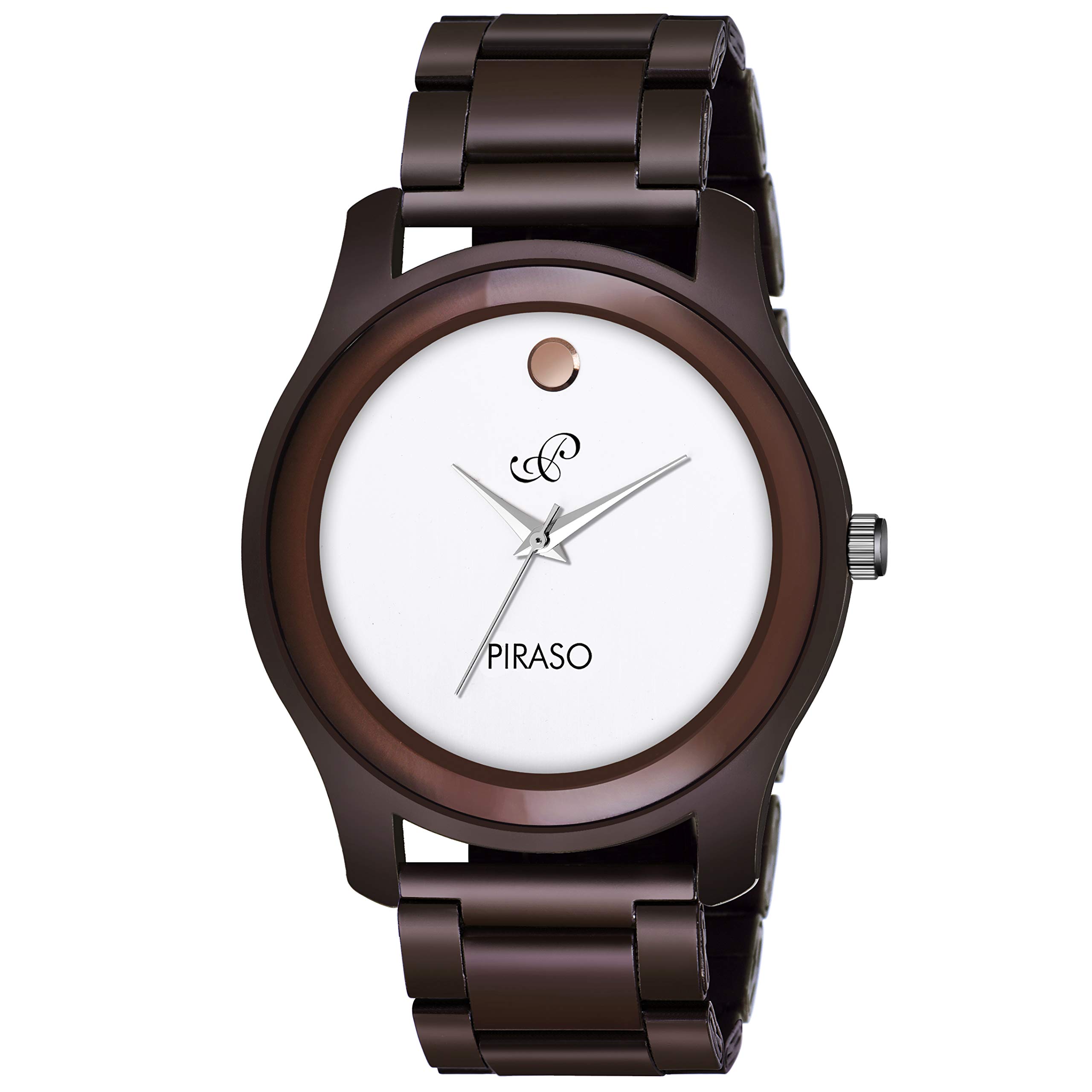 PIRASOAnalog GRD Series Coffee Brown Chain Watch Feel The Rich Look Movado Watch for Men and Boys