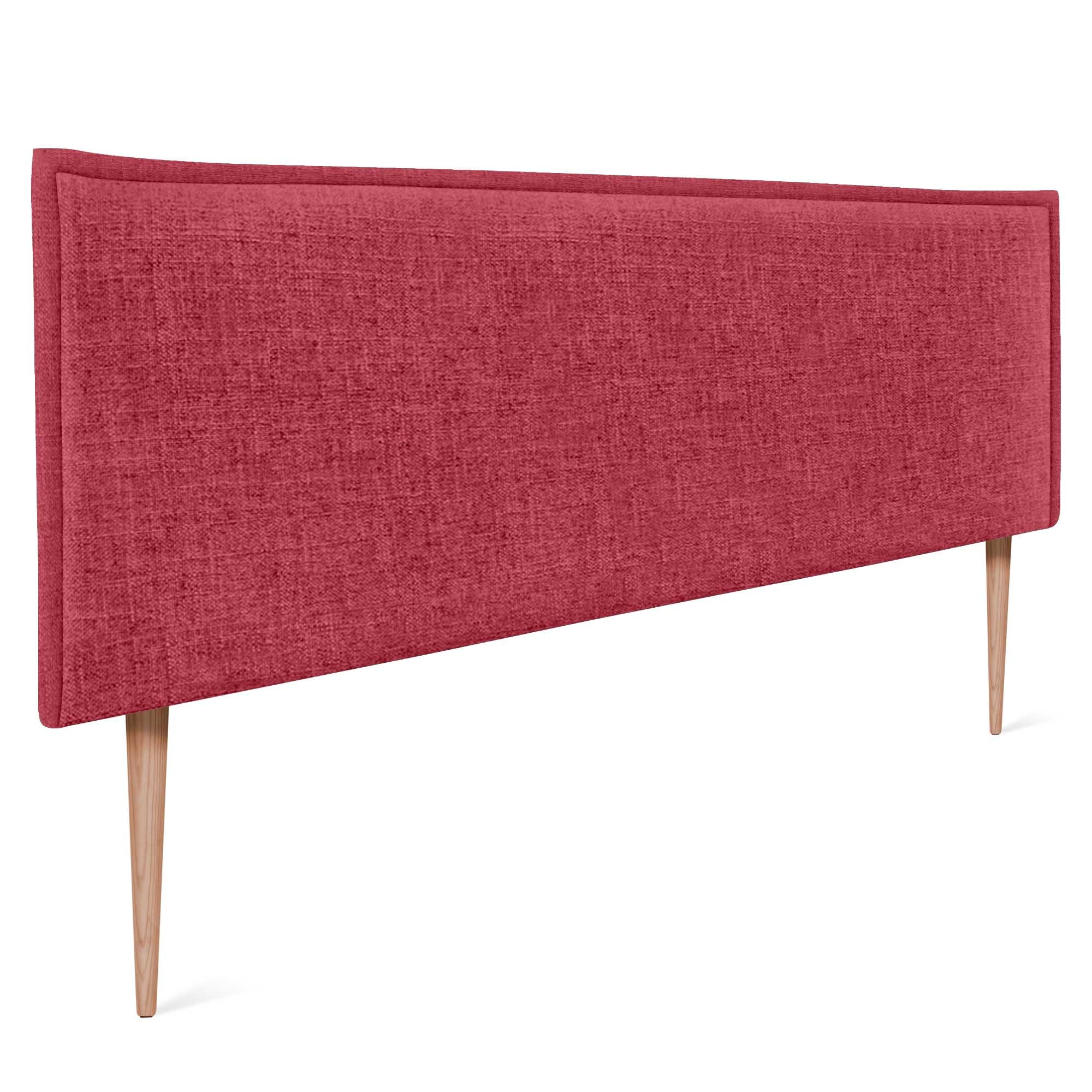 DHOME Solid Natural Linen Headboard with Trim Upholstered Headboard Bed Bedroom Modern Top Trending (Natural Linen, 160 x 105 cm with Legs (Beds 150/160)) — view 57