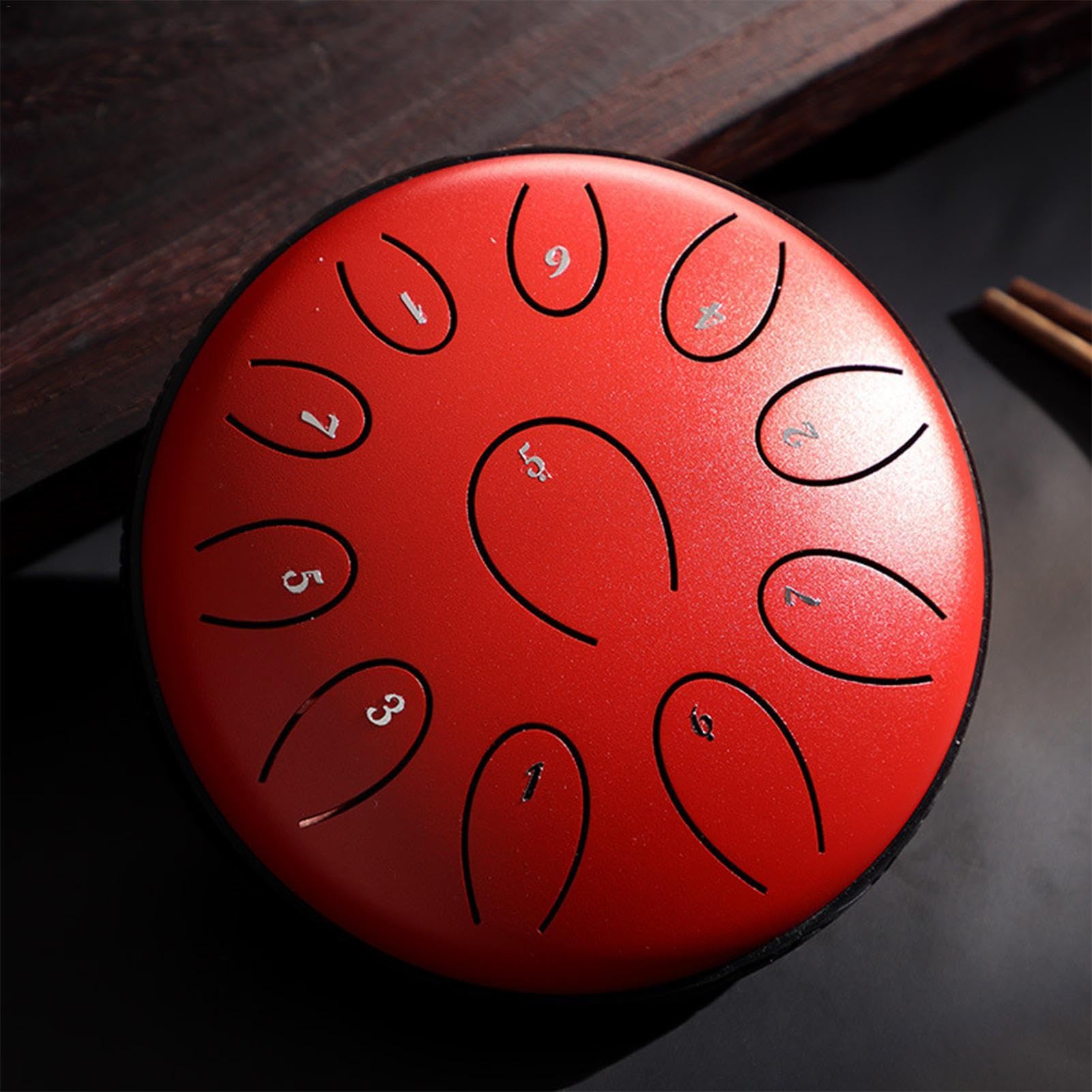 Handpan tambour de pluie pour l'extérieur, à langue en acier, pour méditation, méditation, yoga zen