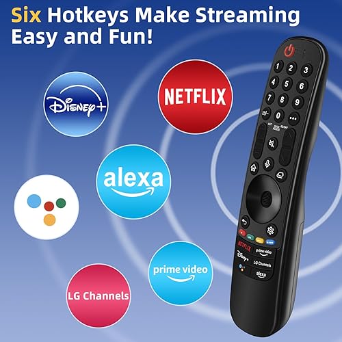 Miniatura 7 de Nuevo control remoto LG TV de repuesto para todos los televisores inteligentes LG. MR22GA LG Magic Remote con puntero y control de voz. Compatible