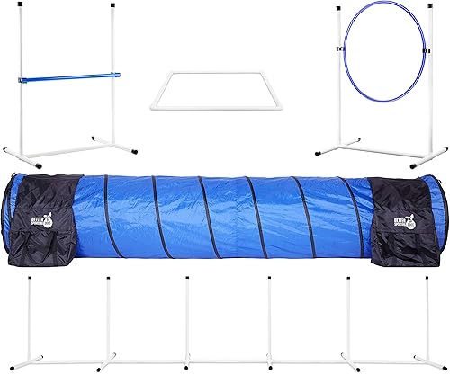 Better Sporting Dogs Juego completo de agilidad de arranque para perros kit de agilidad de 5 piezas para perros salto de agilidad salto de Better Sporting Dogs Juego completo de agilidad de arranque para perros kit de agilidad de 5 piezas para perros salto de agilidad salto de