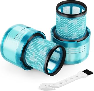 Dyson V11 için filtre, Dyson V15 Detect için 2 adet filtre, Dyson V11 V15 SV14 SV22 için yıkanabilir yedek filtre, temizleme fırçası ile, #970013-02 yerine geçin (yeşil)