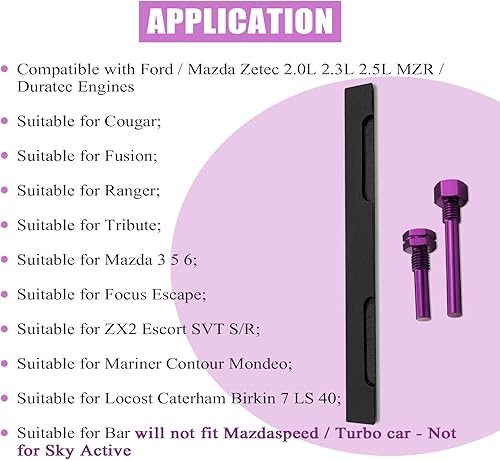 Miniatura 2 de Mekar Herramientas de alineación de sincronización de leva compatibles con motores Ford/Mazda Zetec 2.0L 2.3L 2.5L MZR/Duratec