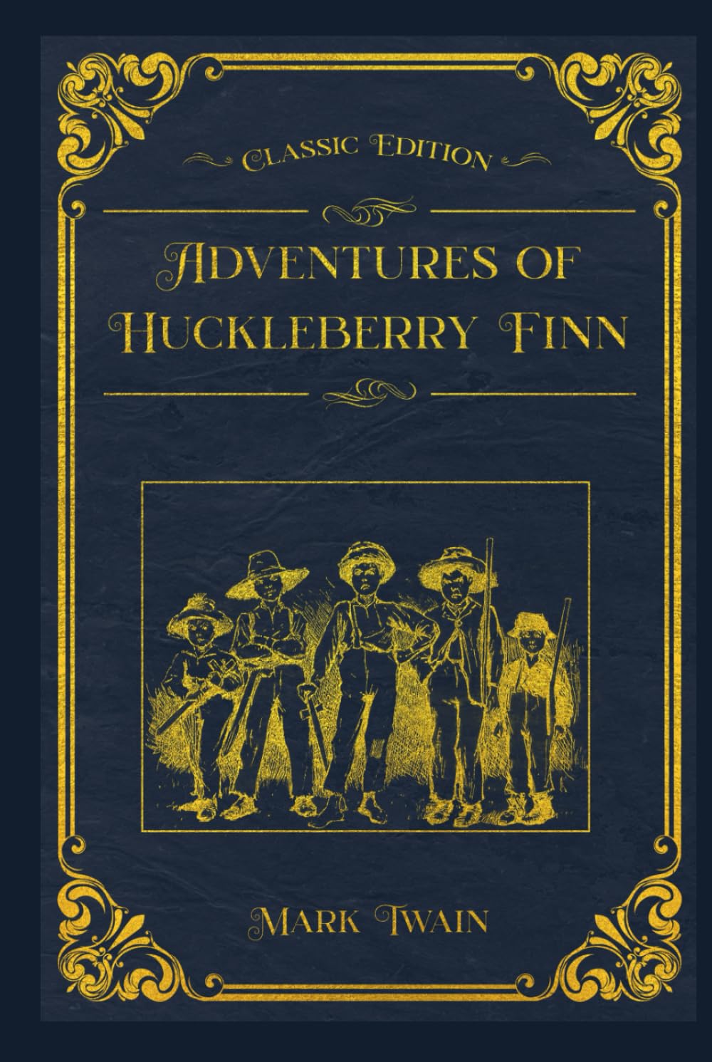 Adventures of Huckleberry Finn: With original illustrations - annotated