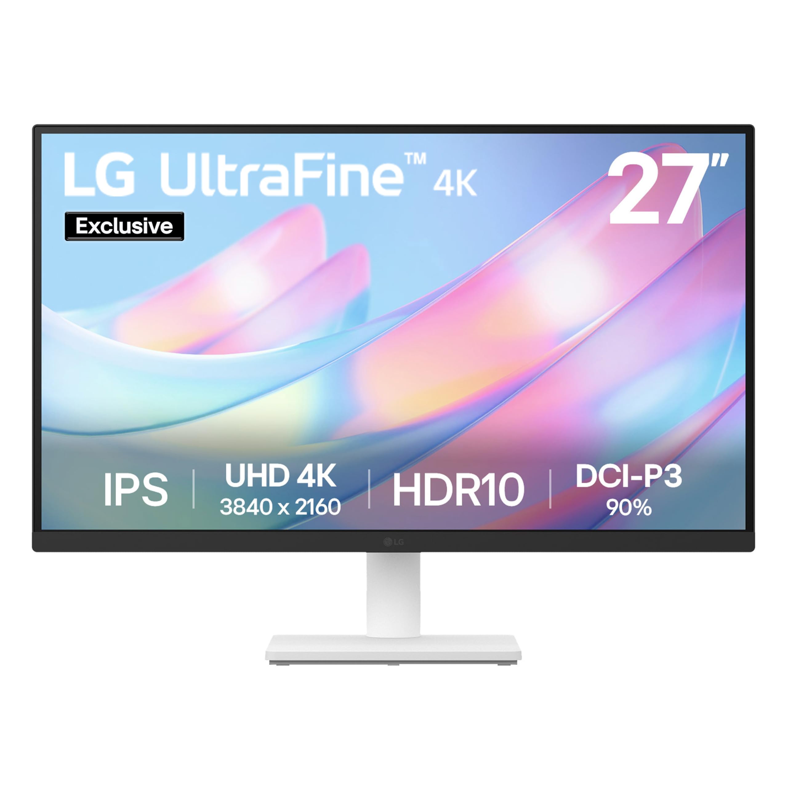 LG UltraFine™ 27US50Z-W Monitor (Excl.) | 27 inch 4K UHD IPS, White