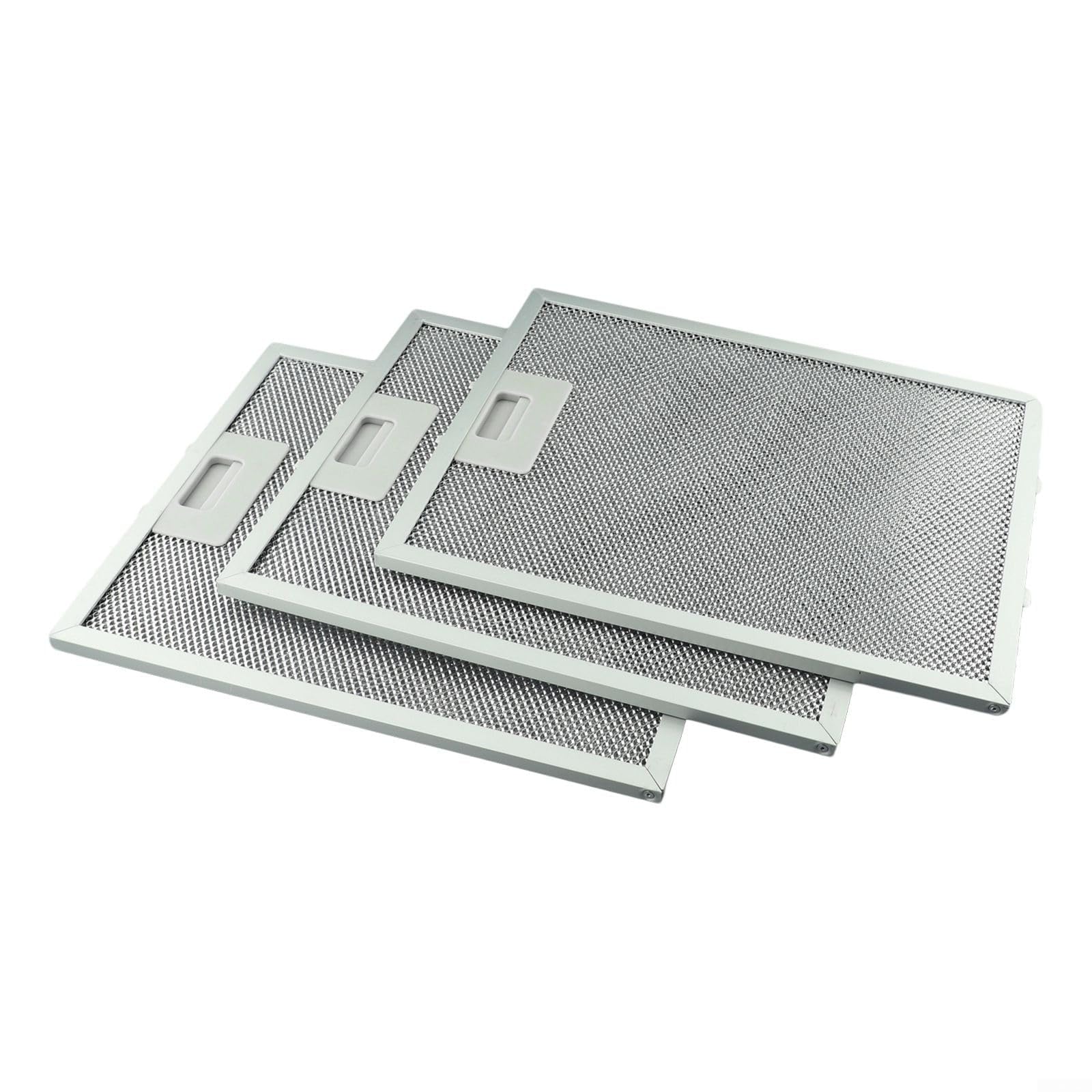 Filtros de aluminio para campana extractora de malla de metal, filtro de ventilación de 310 x 250 x 9 mm, filtración de grasa de 5 capas para campanas extractoras, fácil instalación