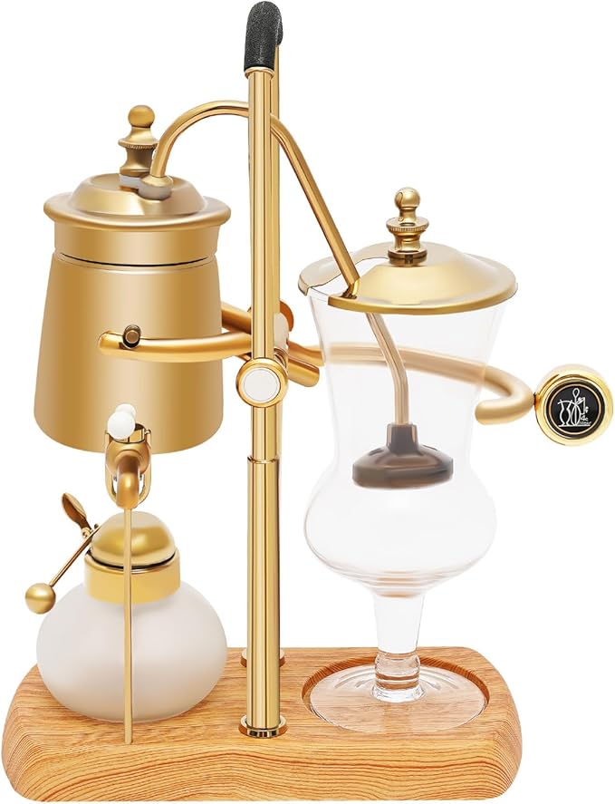 Cafetera Sifón Balance Manual 400 ml con Base de Madera miniatura 9