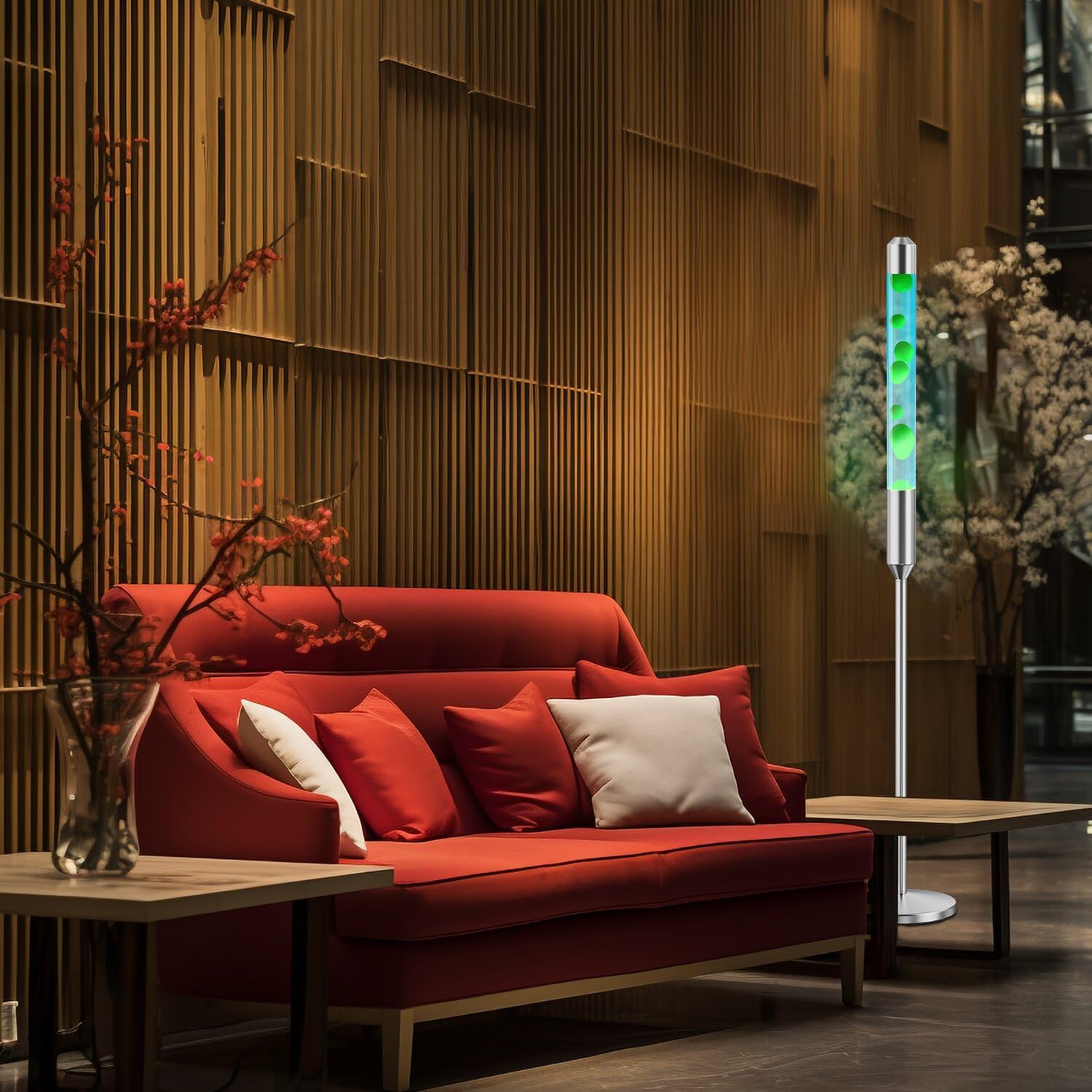Kyzfy 59-Inch Liquid Motion Lamp,Magma Lamp, Mood Relaxation Light