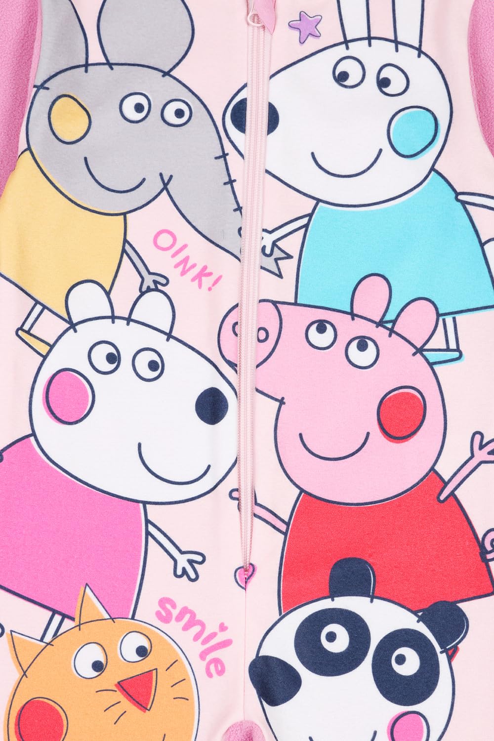Peppa Pig Mädchen Schlafstrampler Rosa Kinder Kinder Einteiler