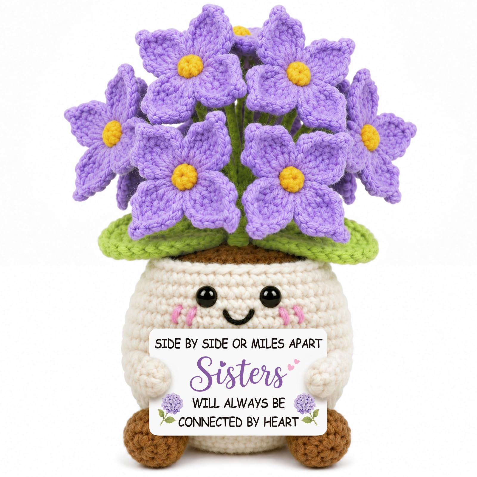 Sister Gifts, Sister Birthday Gifts, Crochet Flowers, Doll Hydrangea