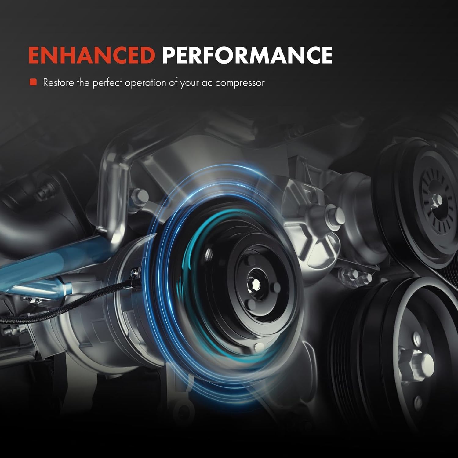 A-Premium Air Conditioner AC Compressor Clutch Kit Compatible with Toyota Camry 1987-2001, Celica 1988-1989/1996-1999, Solara 1999-2001