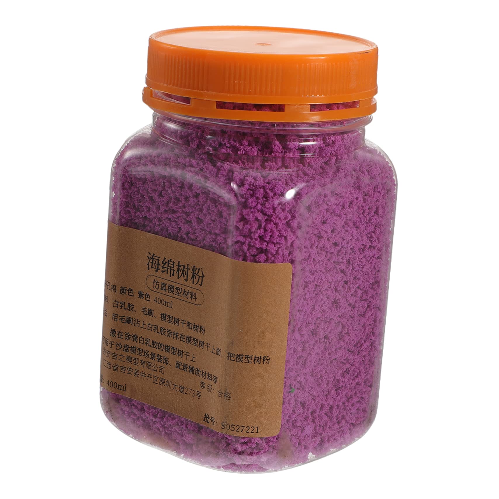 Mikikit Realistic Fake Lawn Powder 400ml Sponge Tree Craft Grass for Miniature Scenery