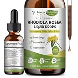16-in-1 Liposomal Rhodiola Rosea Tincture, Ultra Strength Rhodiola Supplement w/Ashwagandha, Saffron, Magnesium, SAM-e, Rhodiola Rosea Extract Liquid Drops for Natural Relaxation, Mood, Energy