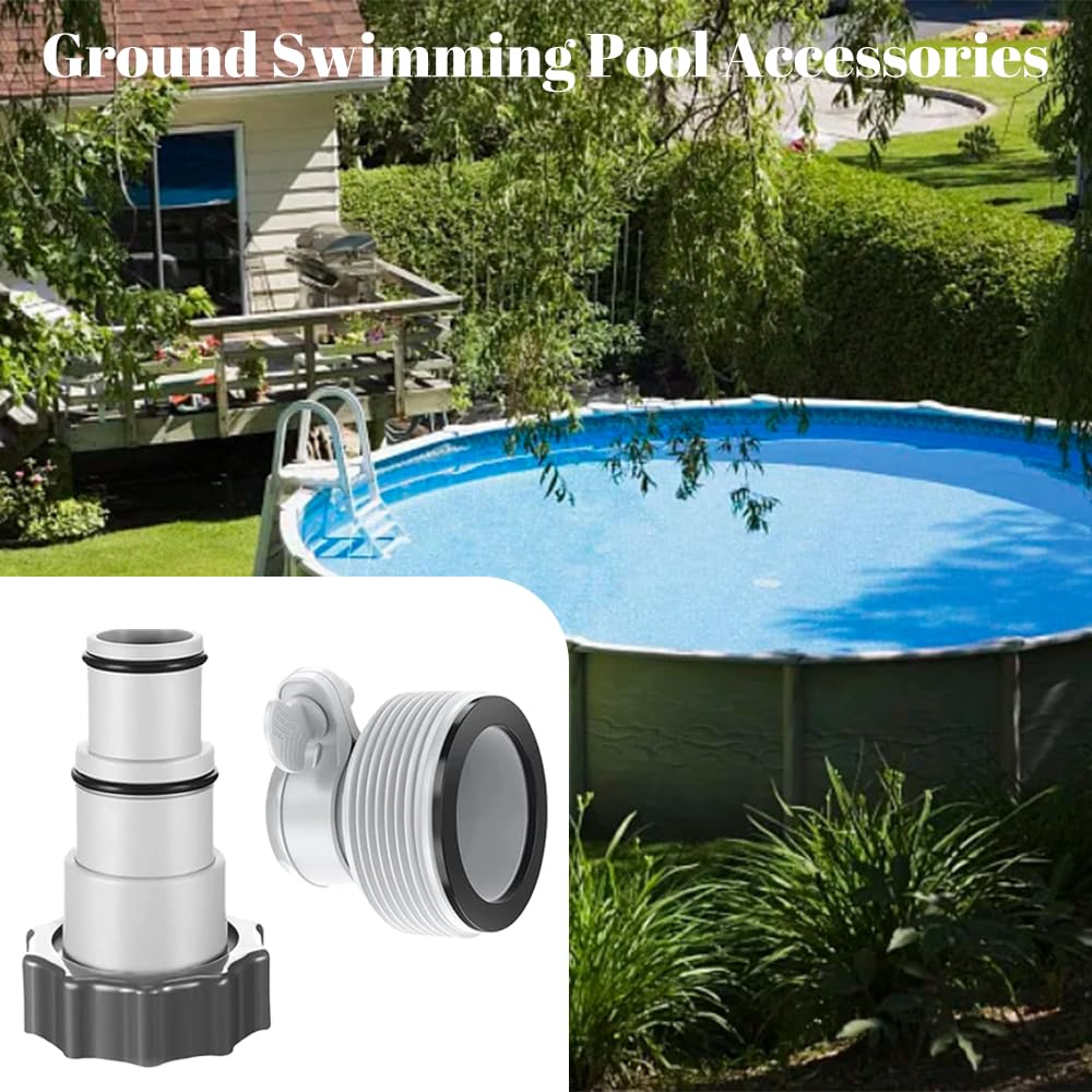 Adaptadores De Manguera Para Piscina - Juego De 2 Piezas ABS, Compatible Con Modelo P05992 Y Similares